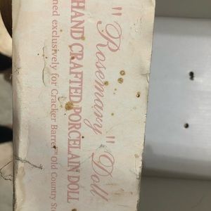 Hand crafted porcelain doll